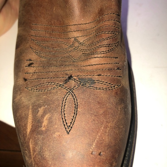 Vibram men’s/ woman’s cowboy boots, embroidered design, Lets ride. - Picture 13 of 16